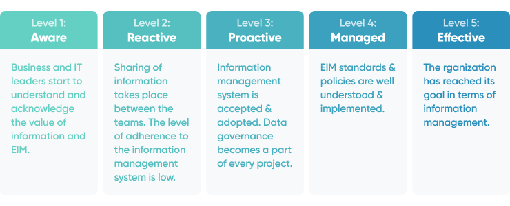 The Gartner Data Maturity Model